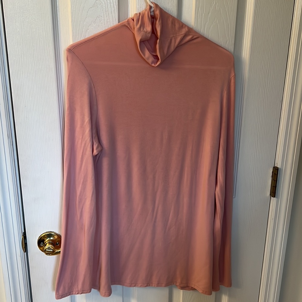 Eimin Blush long sleeve turtleneck top Sz 2XL so so soft!!!!